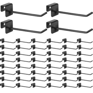 45 pcs 4 inch black heavy duty display metal panel hooks (24)